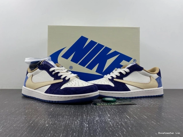 Bmlin 1 SCOTT AIR CUSTOM JORDAN DM7866-808 X TRAVIS 0708
